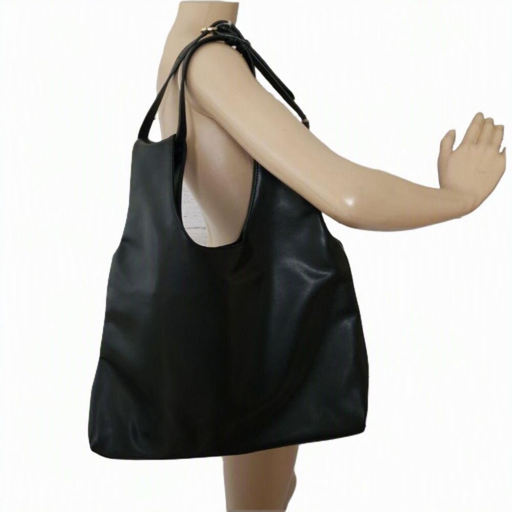  A New Day Large Black Tote Handbag NWT